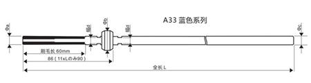 藍色深孔研磨刷