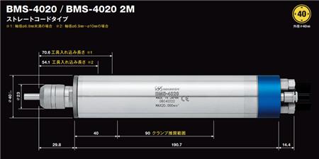 大扭矩主軸BMS-4020