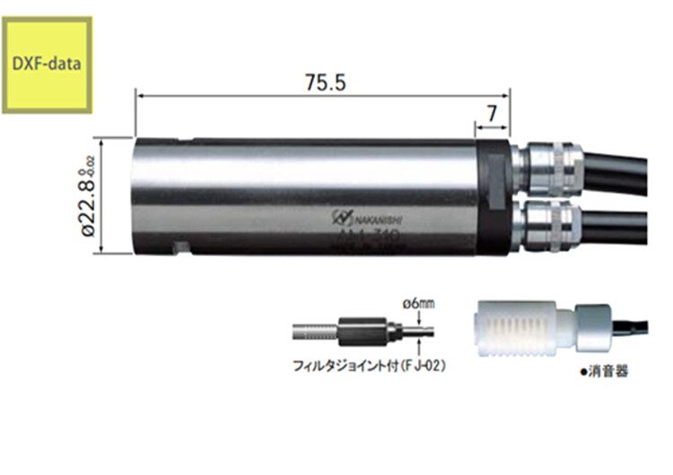 氣動馬達(dá)AM-310L產(chǎn)品尺寸